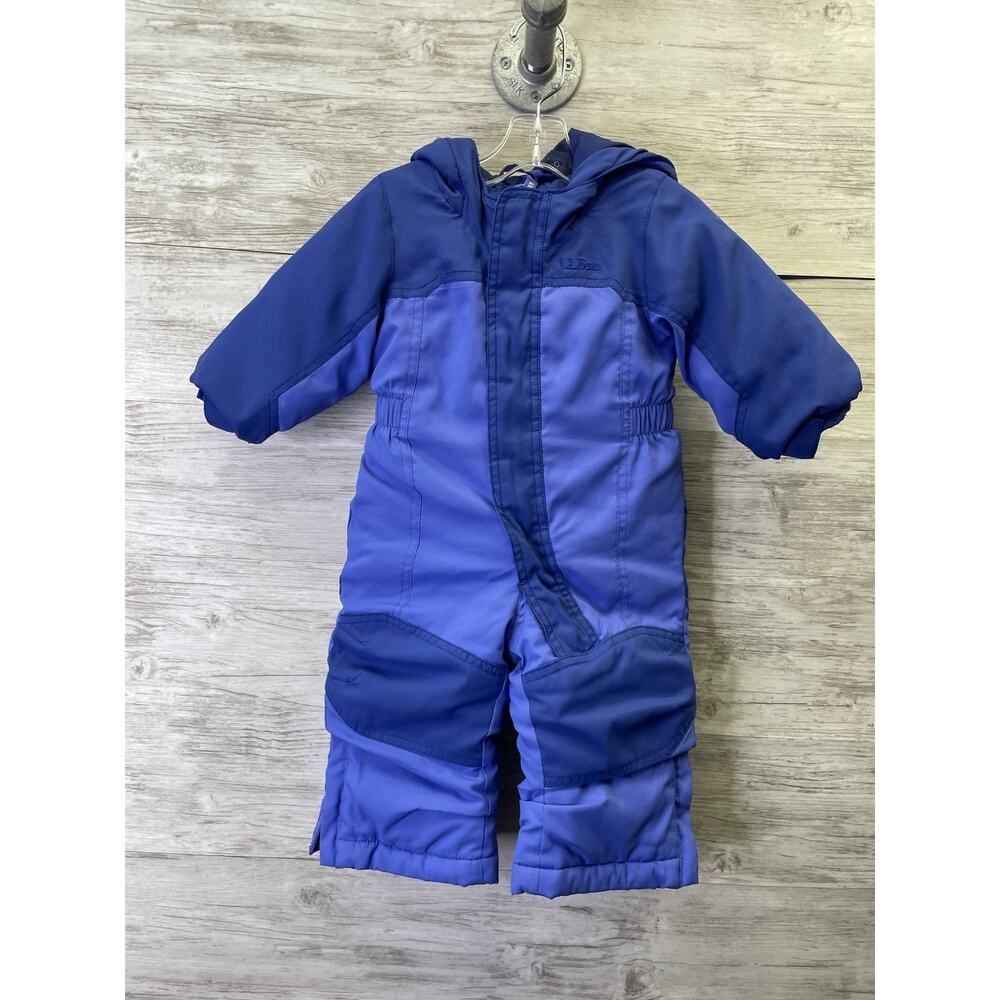 L.L. Bean Kids Blue Two-Tone Snowsuit